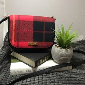 Kate spade plaid newbury lane crossbody